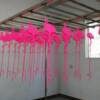 Neon Pink Flamingo, Yard Art